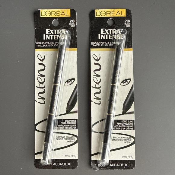 L'Oréal Other - Lot x 2 L'Oreal Paris Extra Intense Liquid Eyeliner Pencil, # 798 Black